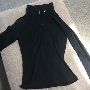 Under armour black quarter zip